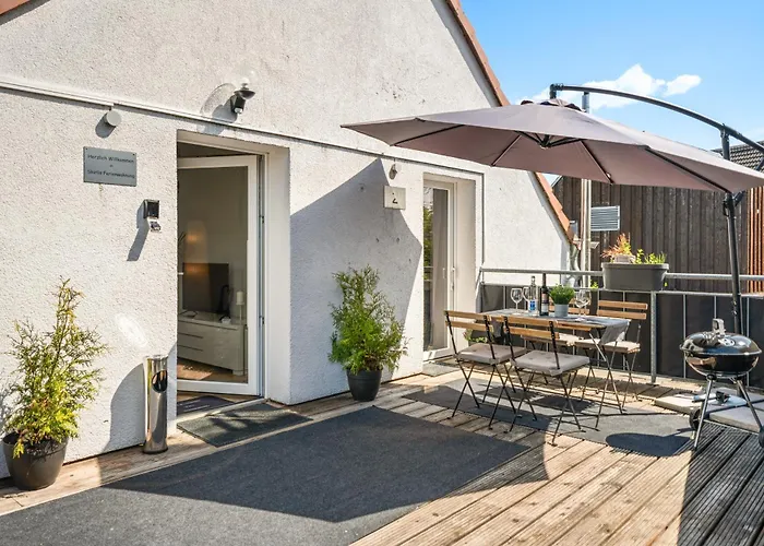 Mola Apartments-charmante Im Zentrum Fuer 3 Personen-grosse Dachterrasse-grill-gratis Parken-wlan Herdecke