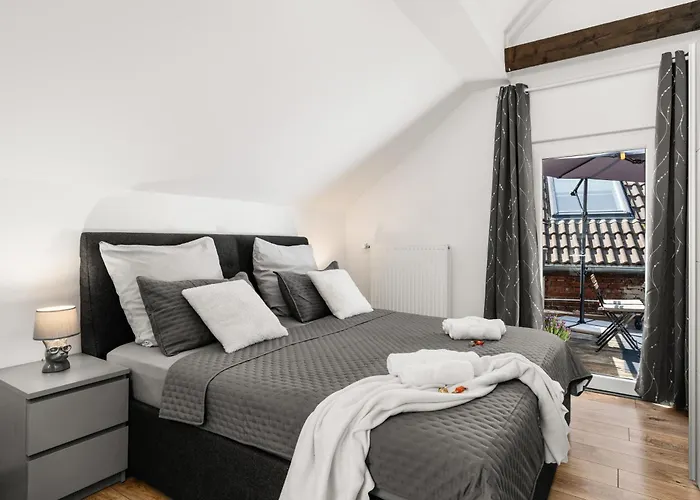 アパート Mola Apartments-charmante Im Zentrum Fuer 3 Personen-grosse Dachterrasse-grill-gratis Parken-wlan ヘルデッケ